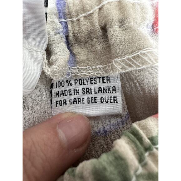 Alfred Dunner Womens Skirt Size 10 Petite Tan Floral - Picture 4 of 9